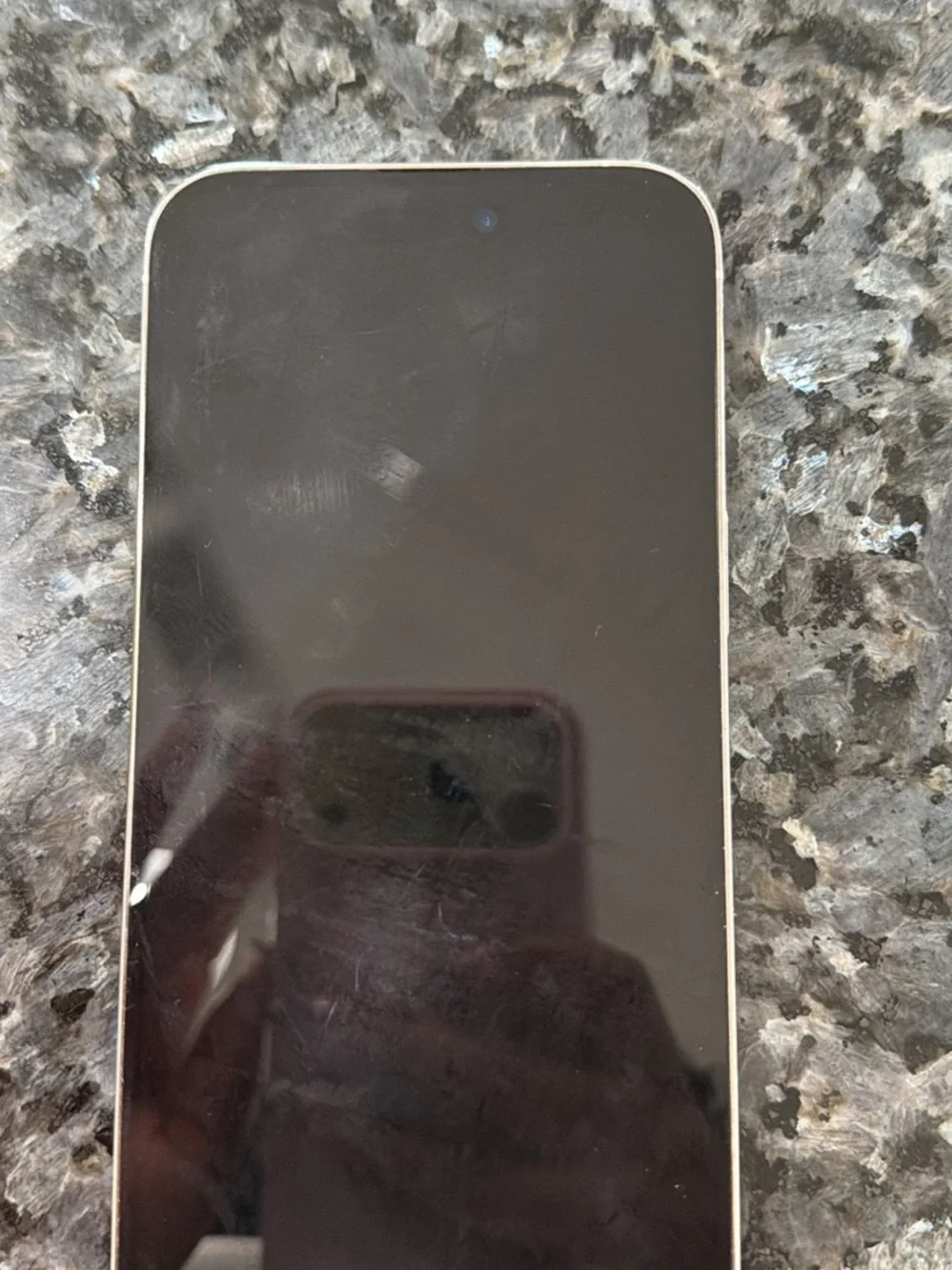 Black Cell Phone with White Trim - Unbranded Smartphone